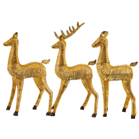 SET 3 RENNE LED 185 LUCI